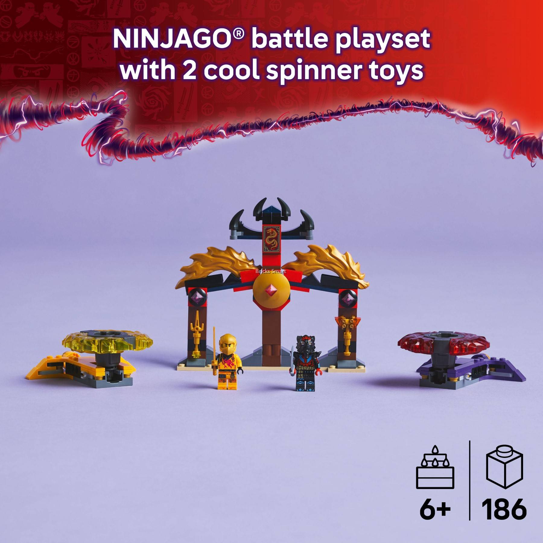 LEGO 71826 Ninjago Dragon Spinjitzu Battle Pack Building Toy Set