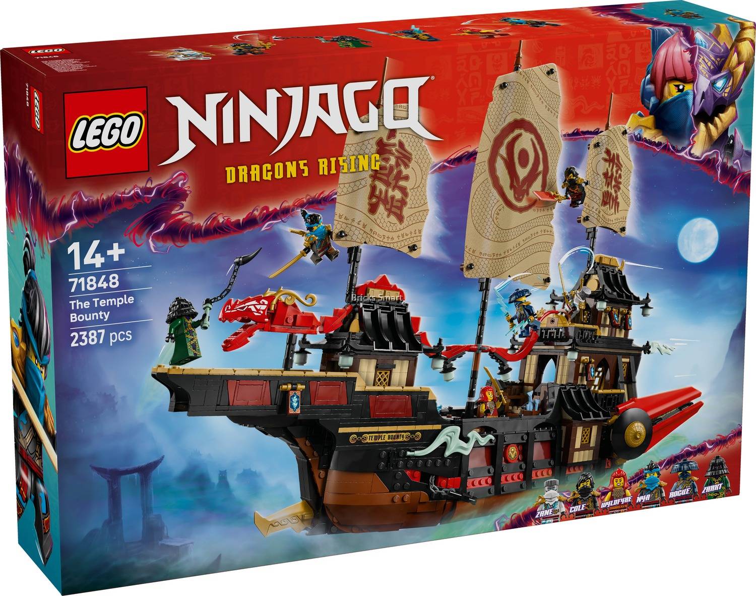 LEGO 71848 NINJAGO The Temple Bounty Building Toy Set