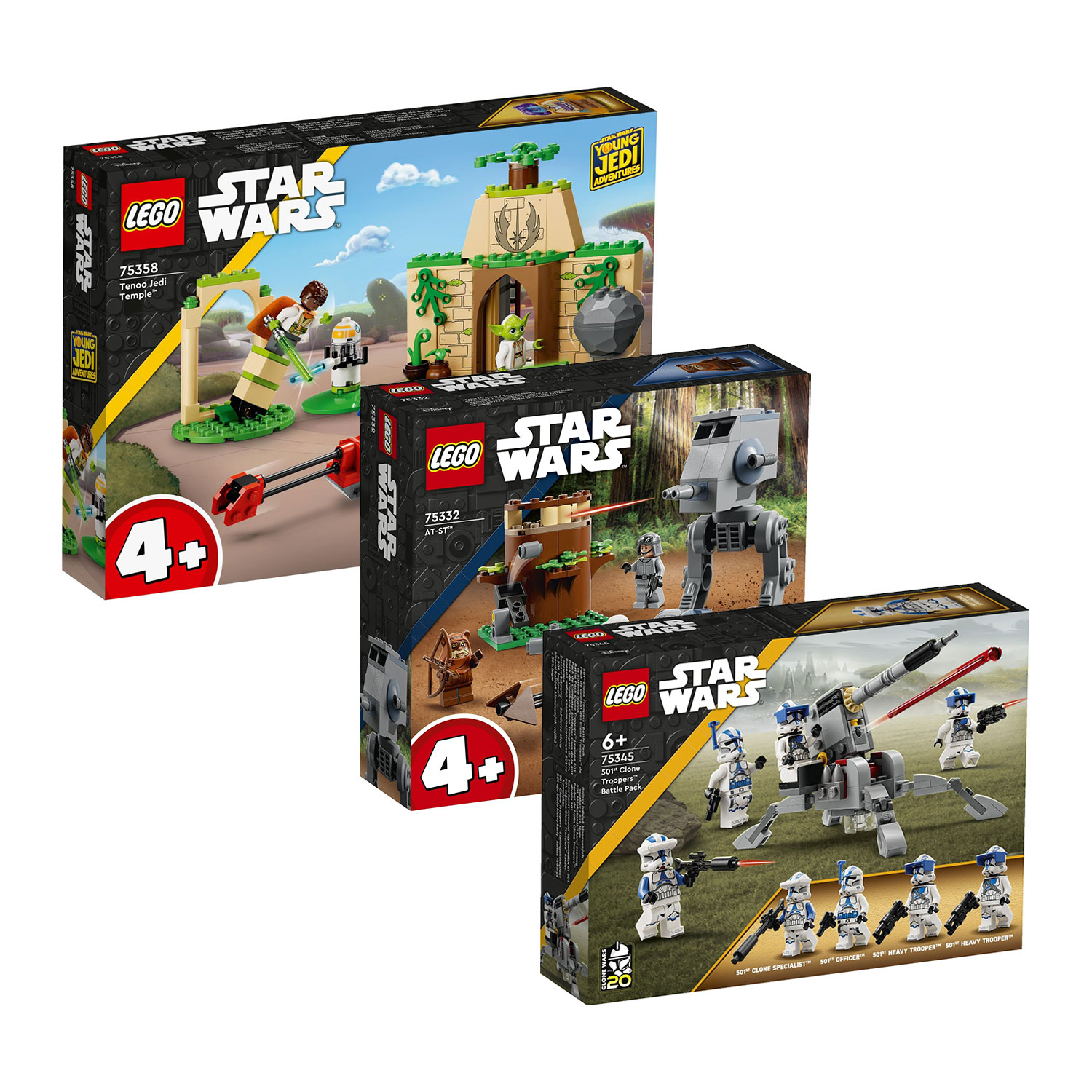 LEGO 75345 Star Wars 501st Clone Troopers Battle Pack + LEGO 75332 Star