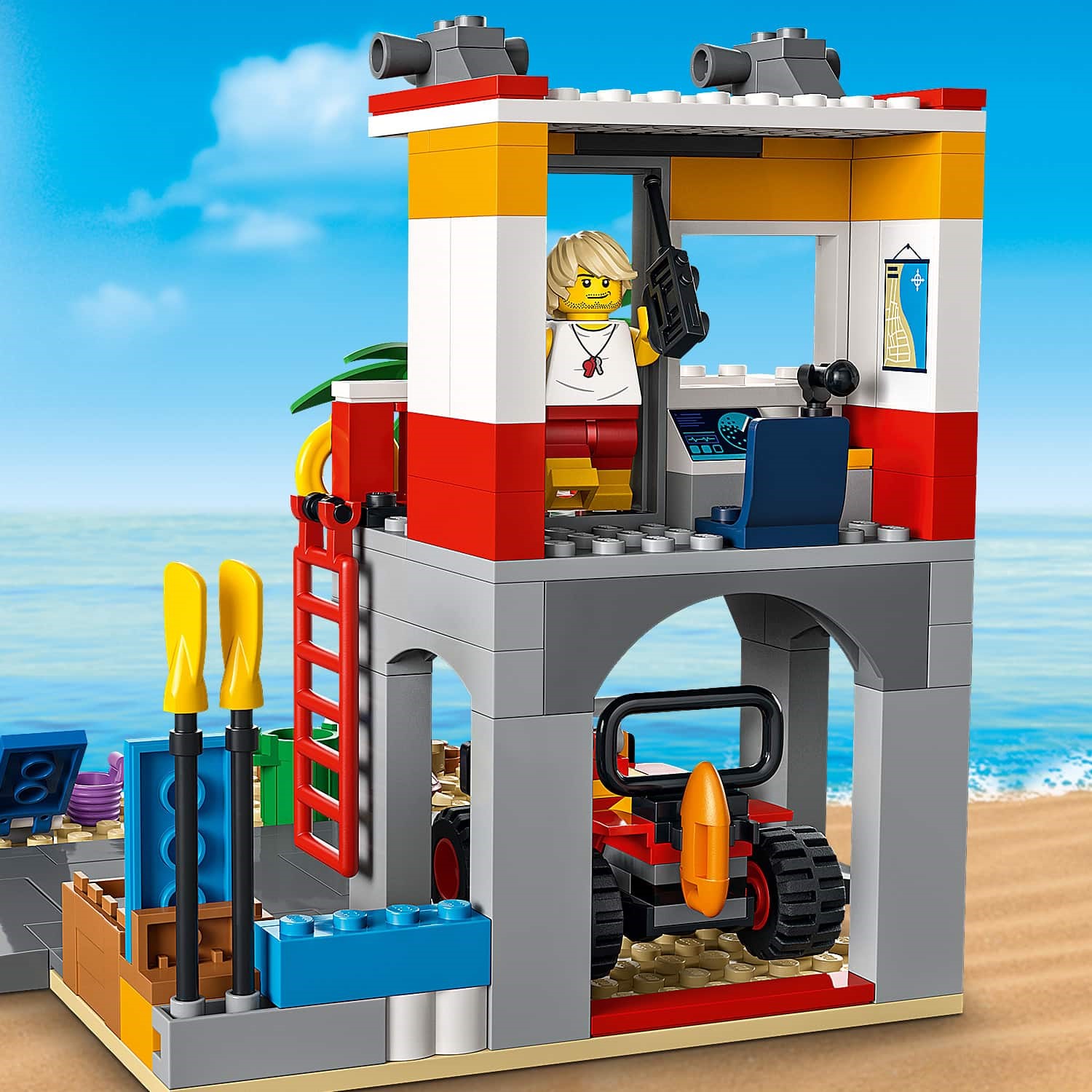 60328 LEGO City Beach Lifeguard Station (211 Pieces)